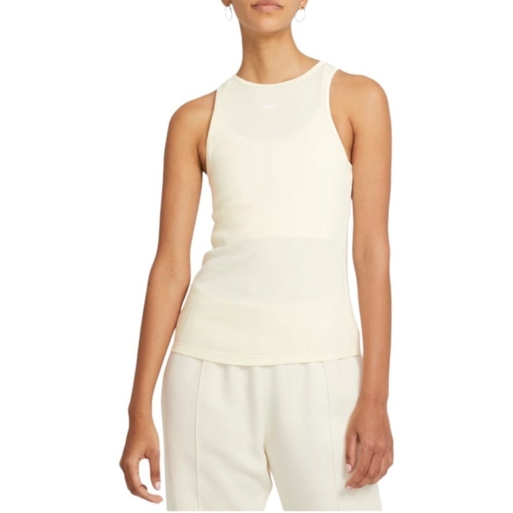 NWT Nike Women's Sportswear Essential Ribbed Tank Top